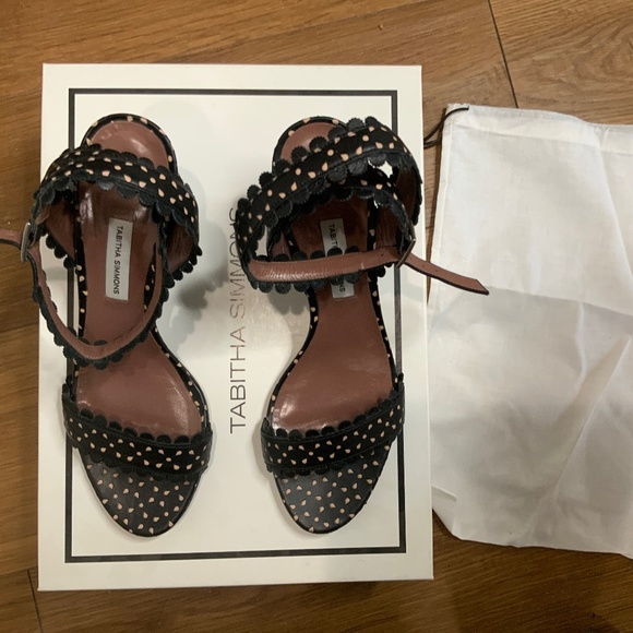 Tabitha Simmons Block Heeled Leticia Shoes - Picture 1 of 6
